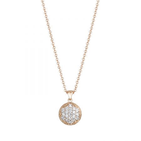 Dew Drop Pendant featuring Pav&eacute; Diamonds