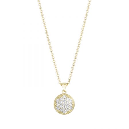 Dew Drop Pendant featuring Pav&eacute; Diamonds