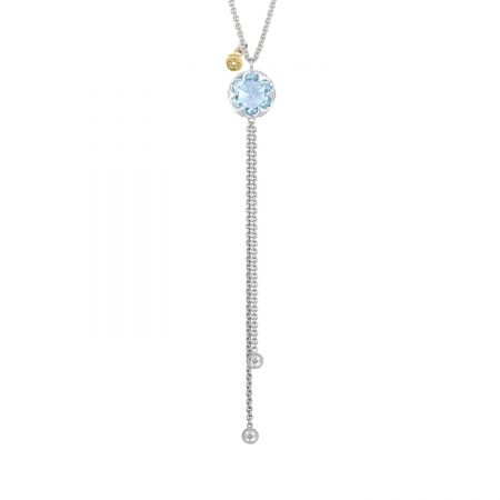 Lariat Necklace featuring Sky Blue Topaz