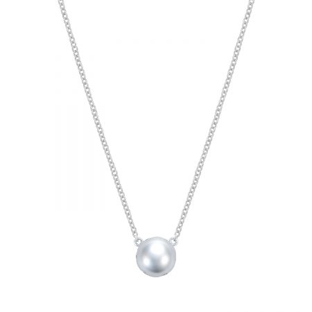 Bold Silver Dew Drop Pendant