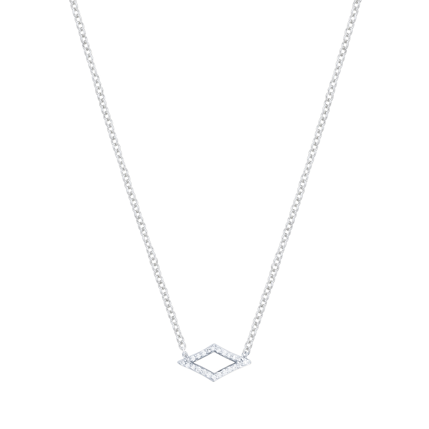 Pavé Chevron Pendant