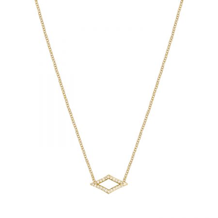 Pav&eacute; Chevron Pendant