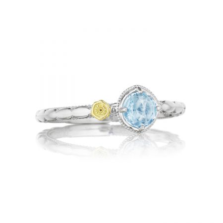 Petite Simply Gem Ring featuring Sky Blue Topaz
