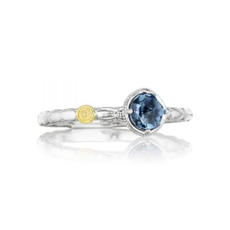 Petite Simply Gem Ring featuring London Blue Topaz