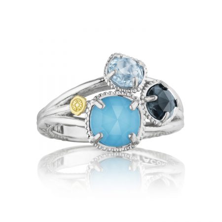 Petite Budding Brilliance Ring featuring Assorted Gemstones