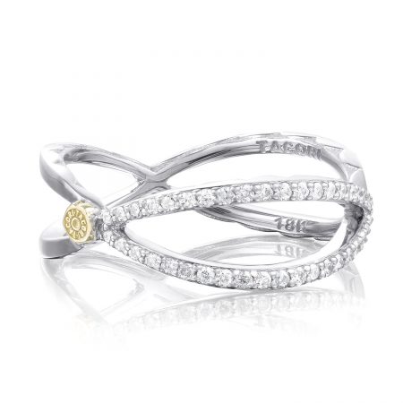 Pav&eacute; Trellis Ring
