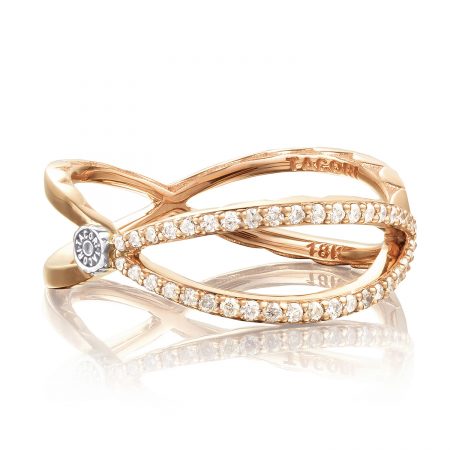 Pav&eacute; Trellis Ring