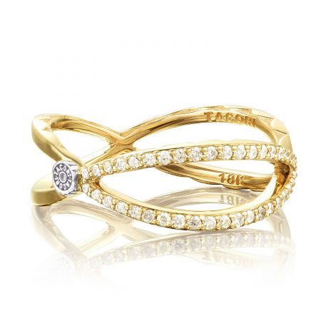 Pav&eacute; Trellis Ring