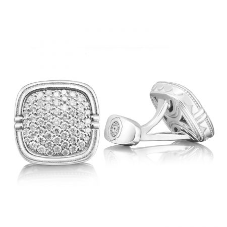 Pav&eacute; Diamond Cuff Links featuring Diamonds