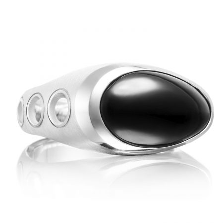 Vented Ring featuring Black Onyx