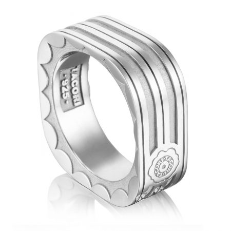 Square Racing Lines Ring